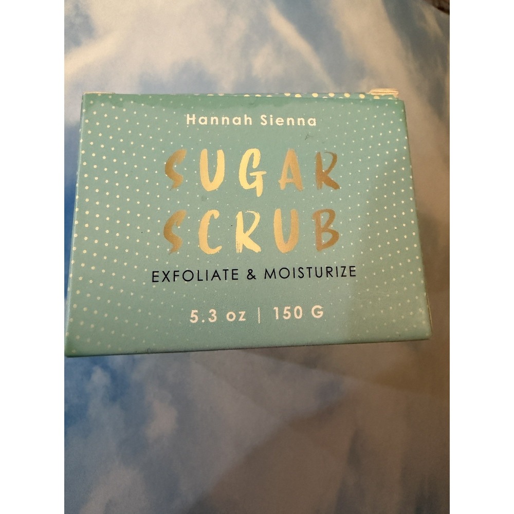 HANNAH SIENNA Sugar Scrub Removes Dead skin, Hydrate, Moisturize 5.3 Oz NIB
